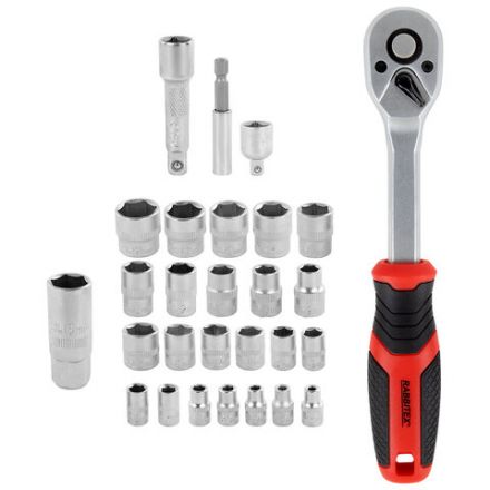 Набор инструментов универсальный, 159 предметов, пластиковый кейс, RABBITEX, 671340