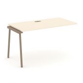 Estetica Наборный элемент рабочей станциии ES.1.NRS-3-LP Сатин/Латте металл 1380*730*750 Estetica Наборный элемент рабочей станциии ES.1.NRS-3-LP Сатин/Латте металл 1380*730*750