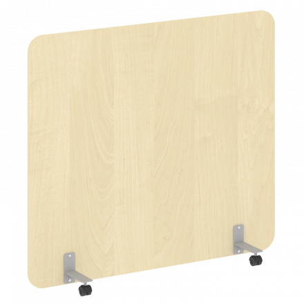 R-line Перегородка на металлических опорах, на роликах DP.R-160-140 Клён/Серый металл 1600*18*1400 R-line Перегородка на металлических опорах, на роликах DP.R-160-140 Клён/Серый металл 1600*18*1400