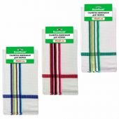 Салфетка вафельная универсальная, ХЛОПОК, 40х64 см, цветная полоска, ассорти, BOOMHOUSE (БУМХАУС), 700884