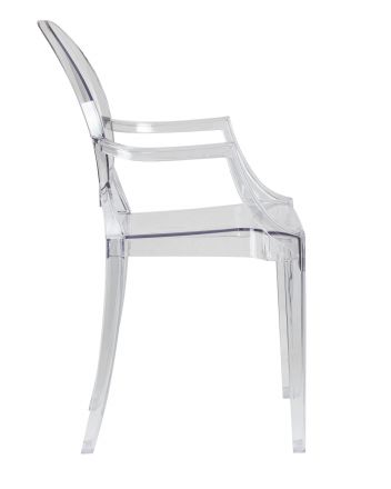 Стул обеденный DOBRIN LOUIS GHOST, цвет прозрачный