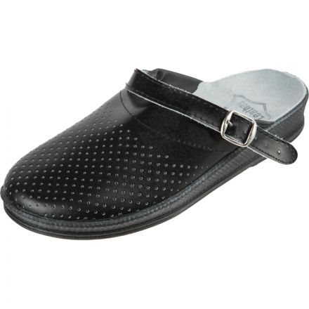 Сабо муж.нат.кожа цв.чёрный(р.45) (10-12-7)