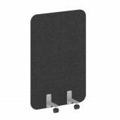 R-line soft Перегородка на металлических опорах, на роликах AP.R-80-120 Romeo 12/Серый металл 800*18*1200