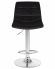 Стул барный DOBRIN TAILOR, черный велюр (MJ9-101)