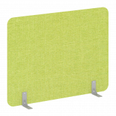 R-line soft Перегородки на металлических опорах на фетровых подпятниках AP.F-160-120 Romeo 07/Серый металл 1600*18*1200