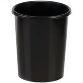 Корзина для бумаг СТАММ, 12л, цельная, черная Корзина для бумаг СТАММ, 12л, цельная, черная