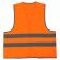 Жилет сигнальный, 2 светоотражающие полосы, ОРАНЖЕВЫЙ, XXXL (60-62), ГРАНДМАСТЕР, 610888