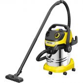 Пылесос Karcher WD 5 S V-25/5/22, желтый, сухая и валжная уборка Пылесос Karcher WD 5 S V-25/5/22, желтый, сухая и валжная уборка