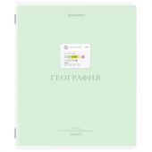 Тетрадь предметная CREATIVE 48 л., обложка картон, ГЕОГРАФИЯ, клетка, подсказ, BRAUBERG, 405113