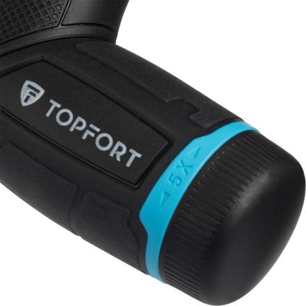 Отвертка складная Topfort со встроен.трещоткой 5Х и бит 13 пред наб(576113)