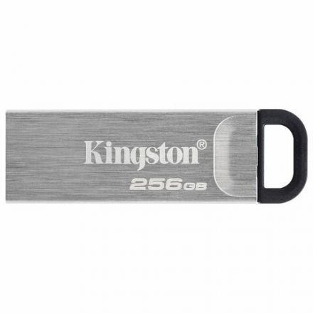 Флеш-диск 256 GB KINGSTON DataTraveler Kyson, разъем USB 3.2, серебряный, DTKN/256GB
