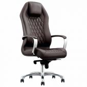 Кресло BRABIX PREMIUM "Aurus EX-705", мультиблок, алюминий, экокожа, коричневое, 532929