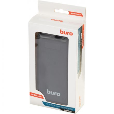 Внешний аккумулятор Buro BPF30D 30000mAh 3A QC PD 22.5W 2xUSB (BPF30D22PBK)