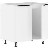 Шкаф напольный под мойку VT_Ibiza Белая эмаль/Белый 800х560х820