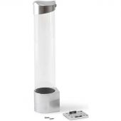 Держатель для стаканов на шурупах серебро