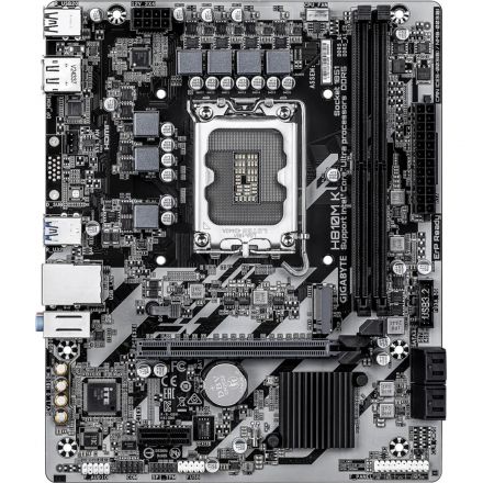 Материнская плата Gigabyte H810M K, LGA1851, H810, 2xDDR5, mATX