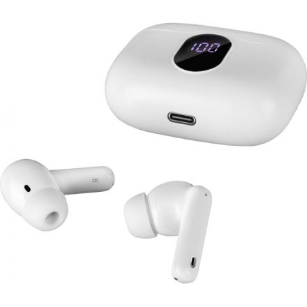 Наушники Sven E-310B, белый, Bluetooth, TWS, ANC, ENC