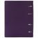 Тетрадь на кольцах А5 (180х220 мм), 120 листов, под кожу, клетка, BRAUBERG "Joy", фиолетовый/светло-фиолетовый, 129989