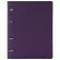Тетрадь на кольцах А5 (180х220 мм), 120 листов, под кожу, клетка, BRAUBERG "Joy", фиолетовый/светло-фиолетовый, 129989