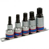 Набор  насадок 1/2, Spline, М8-М16, 5 предметов KING TONY