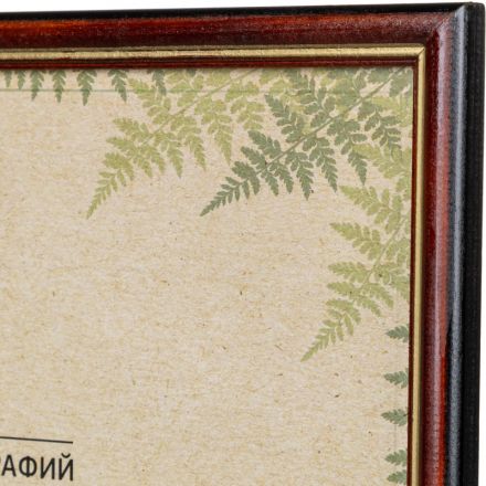 Рамка Attache А4 21x30 см деревянный багет 17 мм коньяк