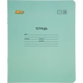 Тетрадь школьная А5,12 л. линия, скреп. Пастель Бирюзовый, 82148