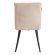 Стул обеденный Sweet LT, велюр, бежевый/черный, 7, 41х55х88 см