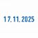 Датер-мини месяц цифрами, оттиск 22х4 мм, синий, TRODAT 4820 BANK, корпус черный, 82498