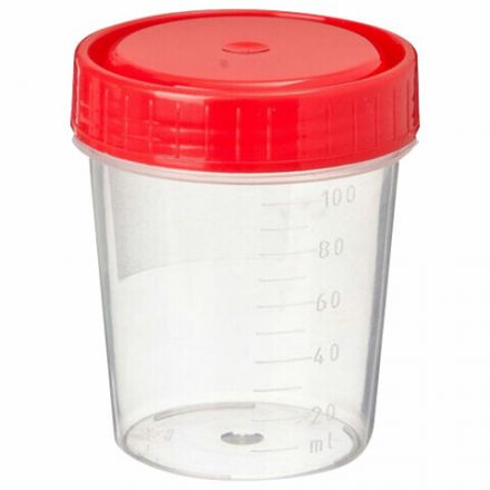 Контейнер для сбора биоматериалов 120 мл стерильный, индивидуальная упаковка Контейнер для сбора биоматериалов 120 мл стерильный, индивидуальная упаковка