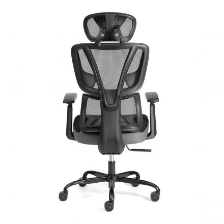 Кресло iCobra ткань / иск. кожа, черный / серый