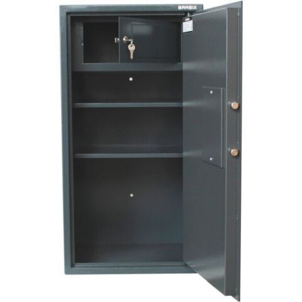 Сейф BRABIX "КМ-900Т", 900х470х400 мм, 51 кг, ключевой замок + 2 полки, трейзер, крепление к стене, 291168 Сейф BRABIX "КМ-900Т", 900х470х400 мм, 51 кг, ключевой замок + 2 полки, трейзер, крепление к стене, 291168