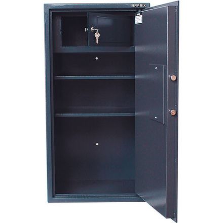 Сейф BRABIX "КМ-900Т", 900х470х400 мм, 51 кг, ключевой замок + 2 полки, трейзер, крепление к стене, 291168 Сейф BRABIX "КМ-900Т", 900х470х400 мм, 51 кг, ключевой замок + 2 полки, трейзер, крепление к стене, 291168