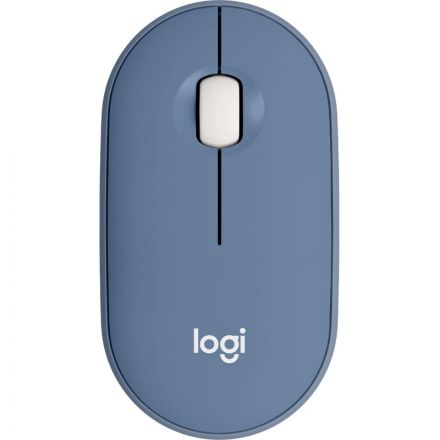 Мышь компьютерная Logitech WRL PEBBLE M350 BLUE 910-006655