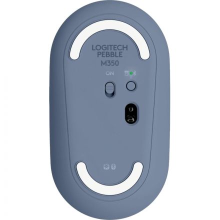 Мышь компьютерная Logitech WRL PEBBLE M350 BLUE 910-006655