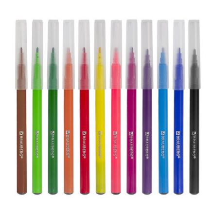 Фломастеры BRAUBERG "PREMIUM", 12 цветов, УЛЬТРАСМЫВАЕМЫЕ, классические, вентилируемый колпачок, картонная коробка с европодвесом, 151938 Фломастеры BRAUBERG "PREMIUM", 12 цветов, УЛЬТРАСМЫВАЕМЫЕ, классические, вентилируемый колпачок, картонная коробка с европодвесом, 151938