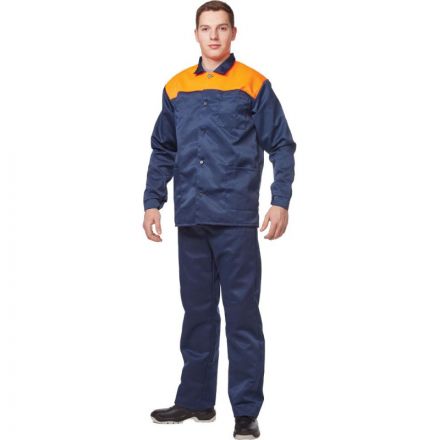 Костюм рабочий летний муж. л16-КБР син/оранж (р.64-66) 158-164 Костюм рабочий летний муж. л16-КБР син/оранж (р.64-66) 158-164