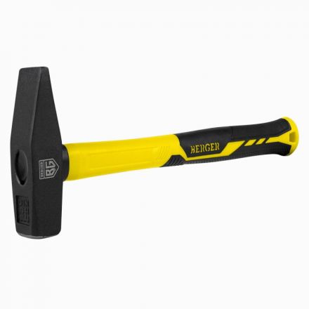 Молоток слесарный кованый, фибергласс.рукоятка, 500 г. 327 мм BERGER BG1514 Молоток слесарный кованый, фибергласс.рукоятка, 500 г. 327 мм BERGER BG1514