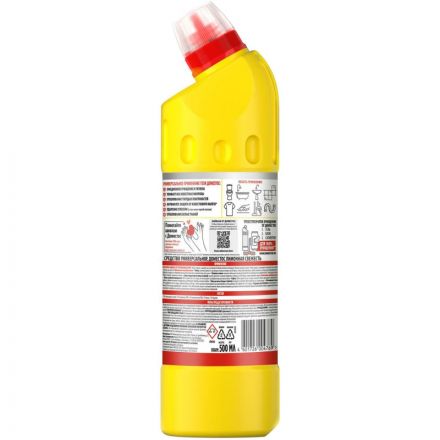 Средство для сантехники DOMESTOS универсальное Лимонная свежесть 500 мл