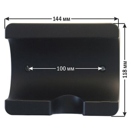 Фен для волос настенный KSITEX F-2000B JET, 2000 Вт, пластик, 2 скорости, 2 температурных режима, черный