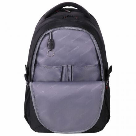 Рюкзак GERMANIUM UPGRADE универсальный, 3 отделения, отделение для ноутбука, USB-порт, "UP-3", черный, 47х33х21 см, 271667