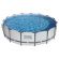 Каркасный бассейн, фильтр-насос 3028 л/ч, лестница, тент "Steel Pro Max" 457х107 см, 14970 л, усиленный каркас, BESTWAY, 56488