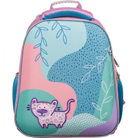 Ранец Basic Леопард, 2 отд., эргоном. спинка