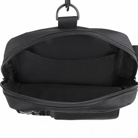 Сумка на плечо HEIKKI TORRENT (ХЕЙКИ) с карманом, "Anime face", черная, 25х18х3 см, 272637