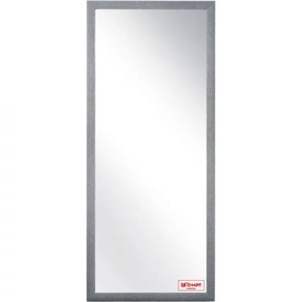 Зеркало МГЛ_настенное Комус Мебель НБ73 (600x1400) багет ПЛС серый
