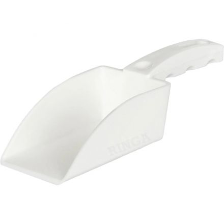 Совок Ringa ручной пластмассовый, бесшовный, 0,2л, 210мм, бел._FSS1W