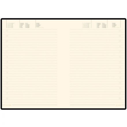 Ежедневник недатированный A5, Trend черный, 136 л. 3-516/01