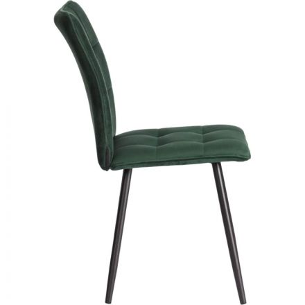 Стул Комус Мебель Flame велюр, 41х55х89, Deep Forest (изумруд) Стул Комус Мебель Flame велюр, 41х55х89, Deep Forest (изумруд)