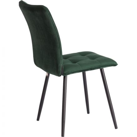 Стул Комус Мебель Flame велюр, 41х55х89, Deep Forest (изумруд) Стул Комус Мебель Flame велюр, 41х55х89, Deep Forest (изумруд)