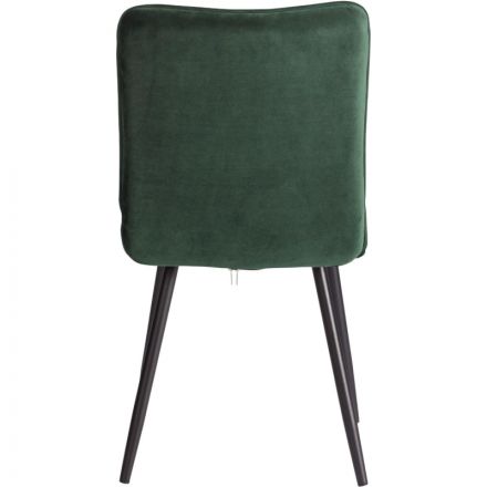 Стул Комус Мебель Flame велюр, 41х55х89, Deep Forest (изумруд) Стул Комус Мебель Flame велюр, 41х55х89, Deep Forest (изумруд)