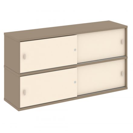 Estetica Надставка на две тумбы высокая ES.NV-2.1 Латте/Сатин 1500*410*795 Estetica Надставка на две тумбы высокая ES.NV-2.1 Латте/Сатин 1500*410*795